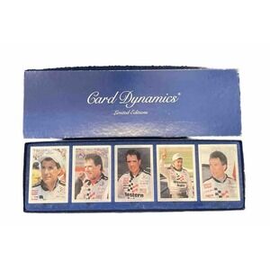 Darrell Waltrip NASCAR Card Dynamics 1992 First Edition Five Card Set